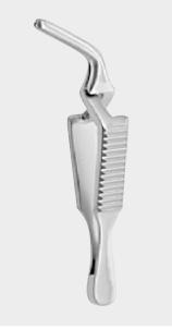 Затискач типу "Бульдог" атравматичний ДЕБЕЙКІ ДІТРІХ (DEBAKEY DIETHRICH), вигнутий, 10,0 см (cm)